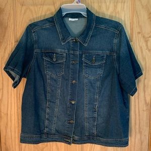 Plus denim jacket